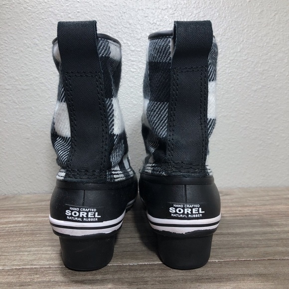 Sorel SlimPack 1964 Buffalo Check Boots sz W8 - Picture 3 of 9